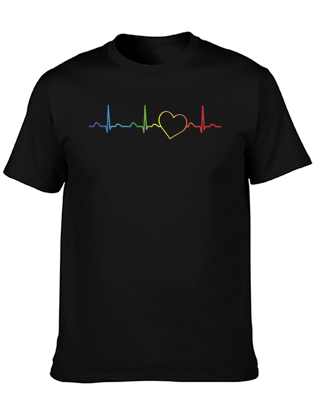 Rainbow Heartbeat Pride T-Shirt