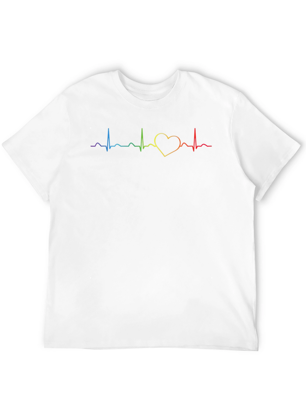 Rainbow Heartbeat Pride T-Shirt