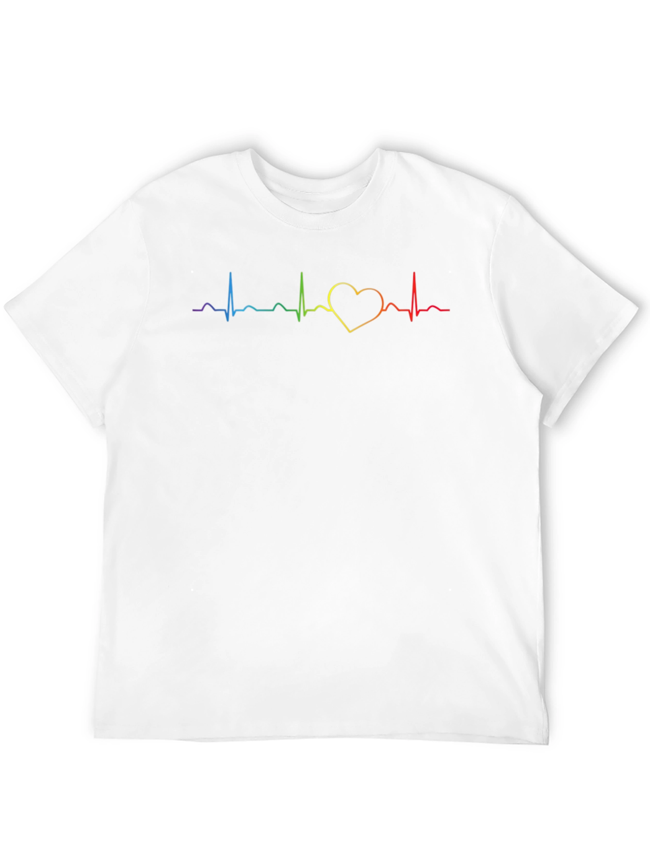 Rainbow Heartbeat Pride T-Shirt