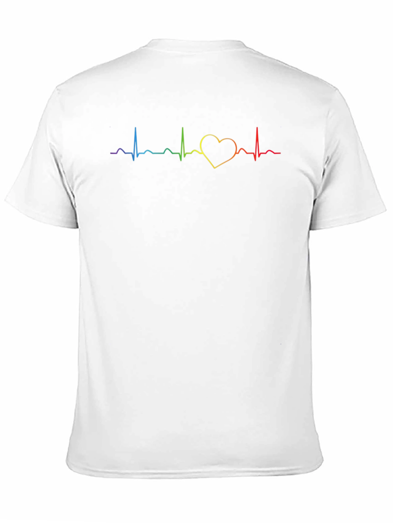 Rainbow Heartbeat Pride T-Shirt