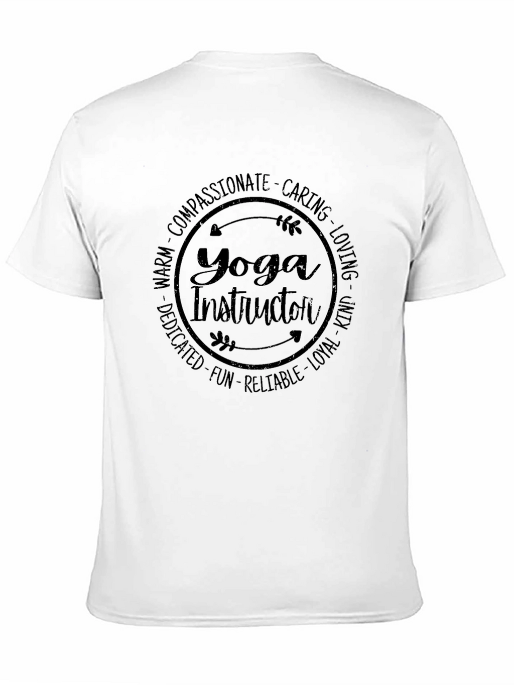 Yoga Instructor Tee - Compassionate Caring Loving
