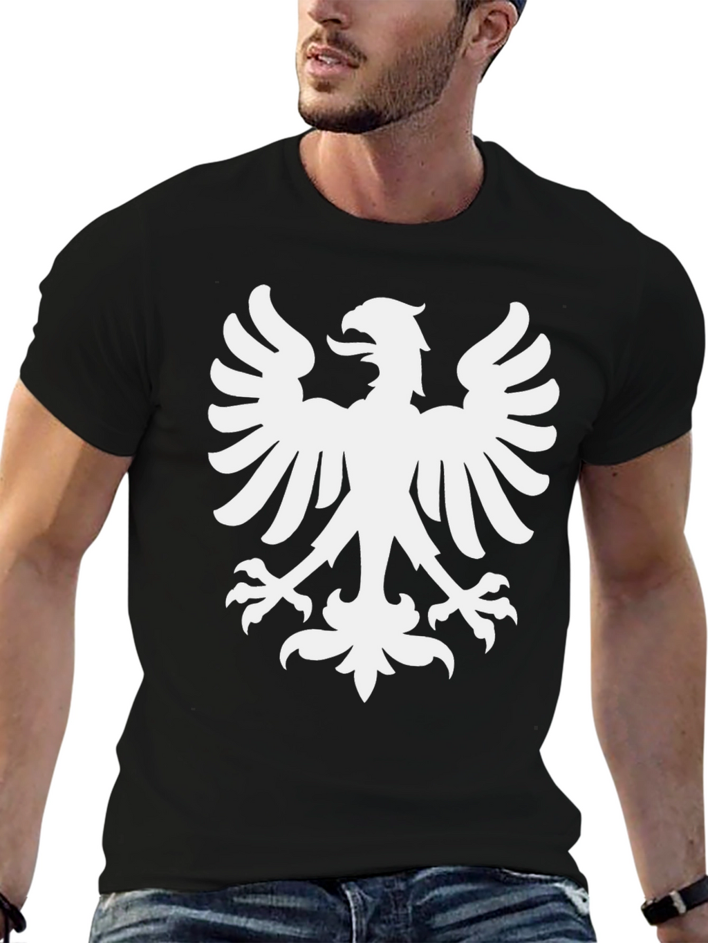 Eagle Crest Graphic Tee - Classic Black