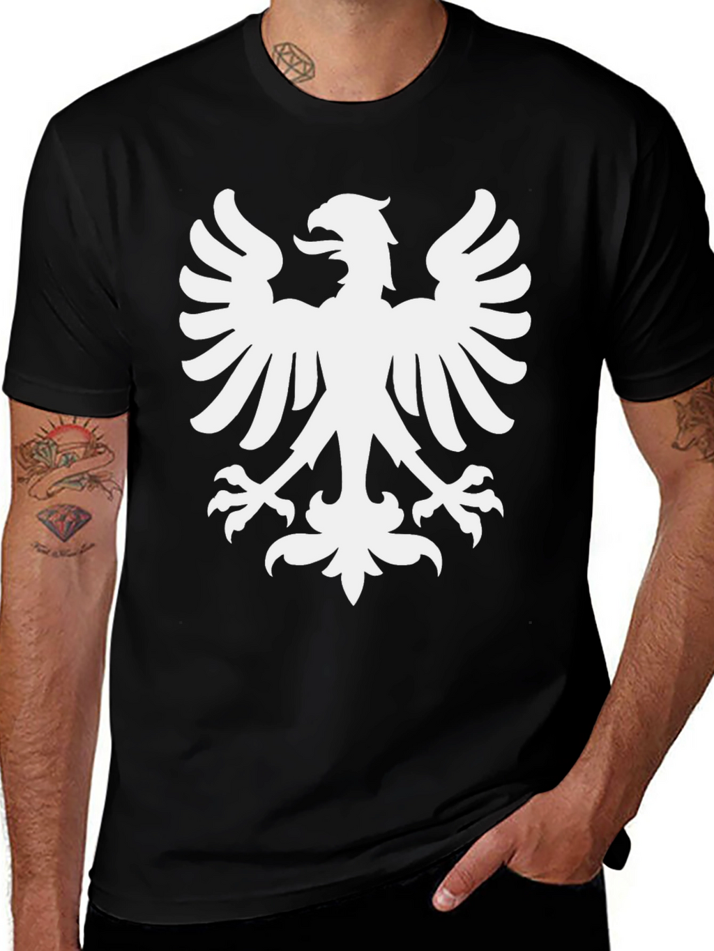 Eagle Crest Graphic Tee - Classic Black