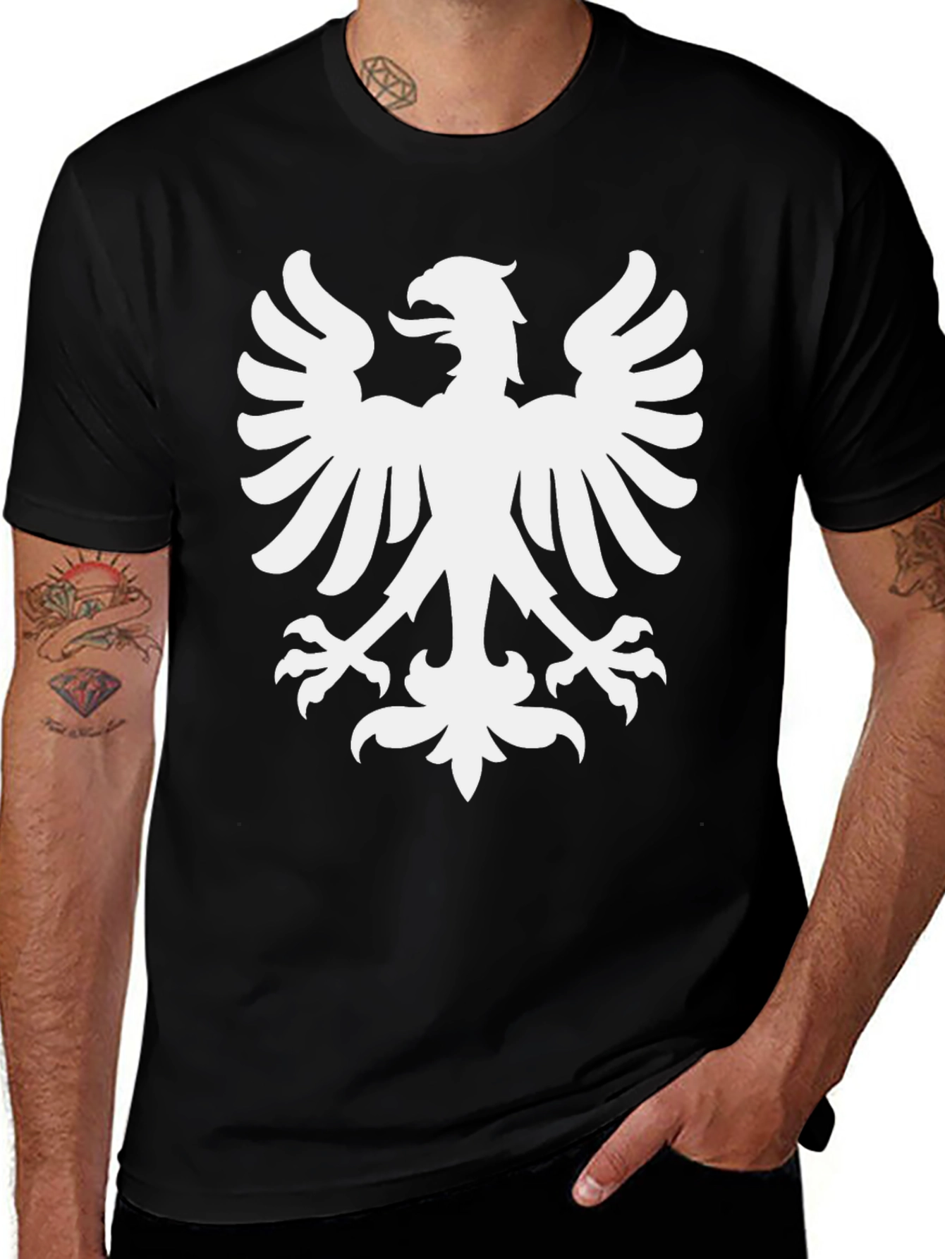 Eagle Crest Graphic Tee - Classic Black