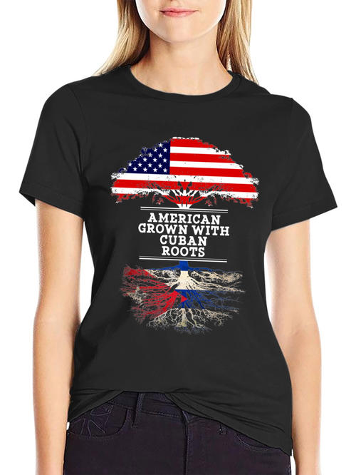 American Grown with Cuban Roots Tee