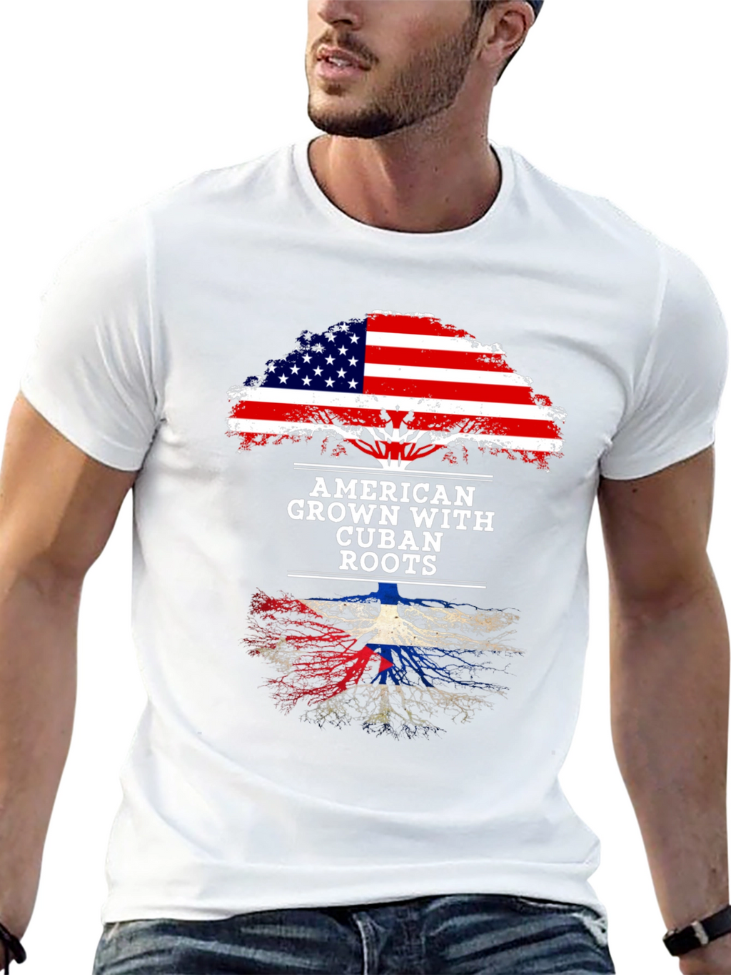 American Grown with Cuban Roots Tee