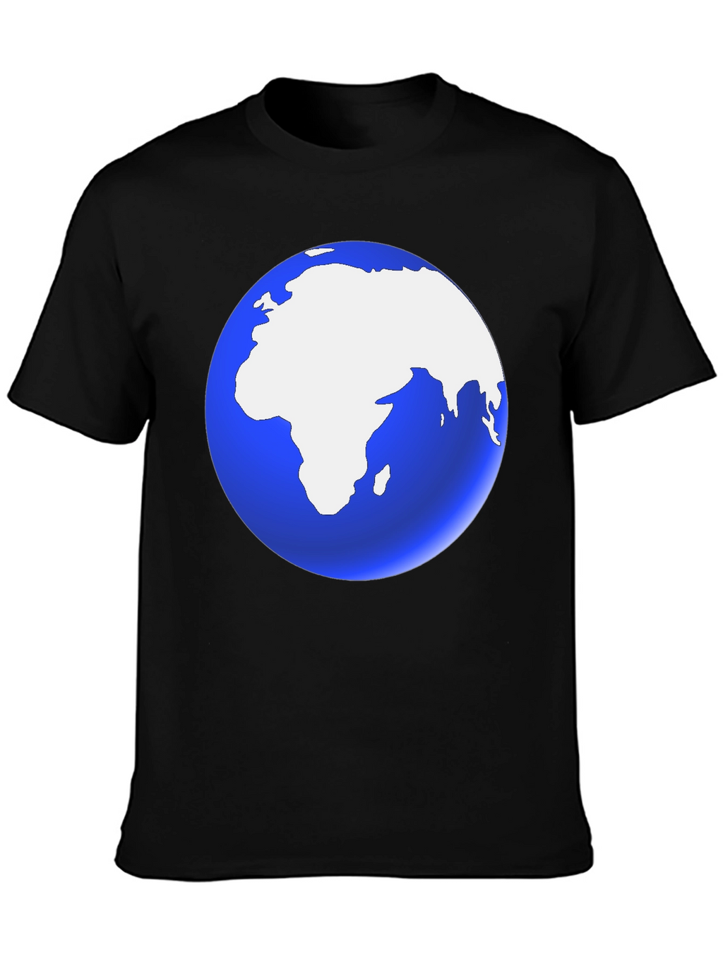 Earth Graphic Black T-Shirt | Soft Cotton Blend