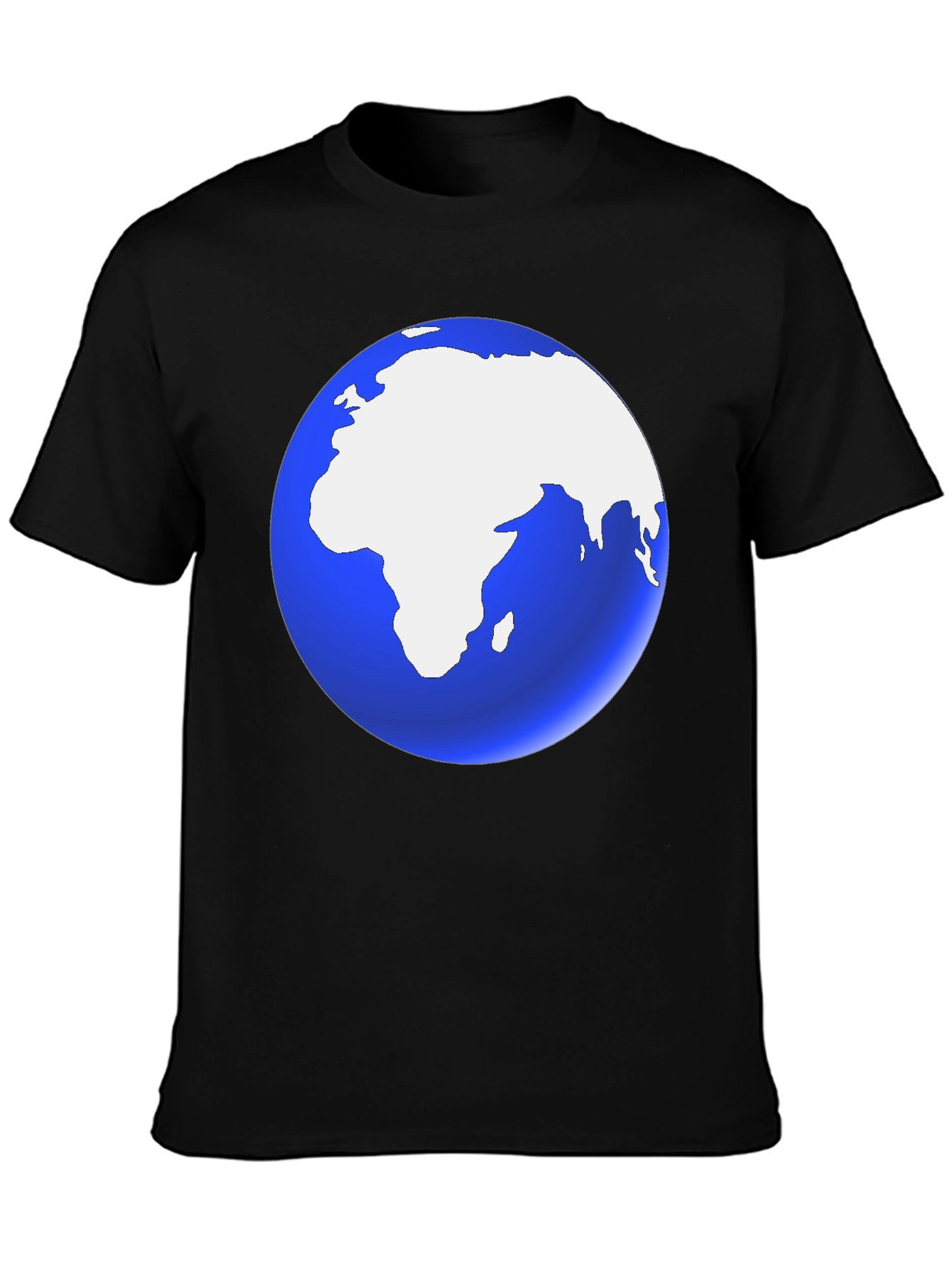 Earth Graphic Black T-Shirt | Soft Cotton Blend