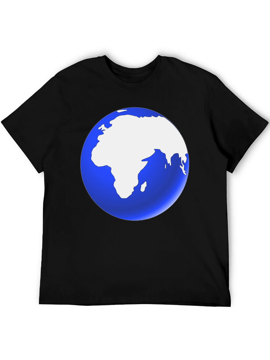 Earth Graphic Black T-Shirt | Soft Cotton Blend