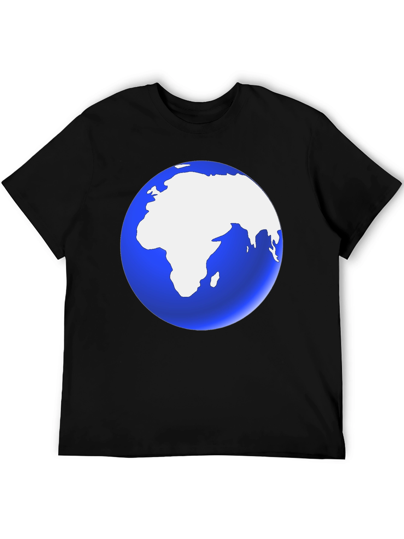Earth Graphic Black T-Shirt | Soft Cotton Blend