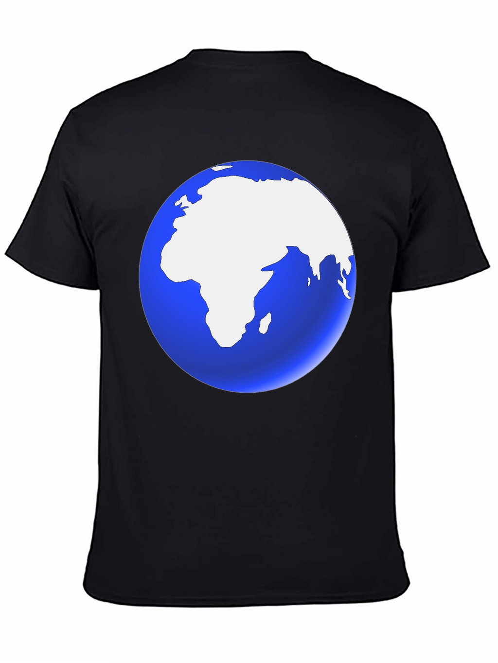 Earth Graphic Black T-Shirt | Soft Cotton Blend