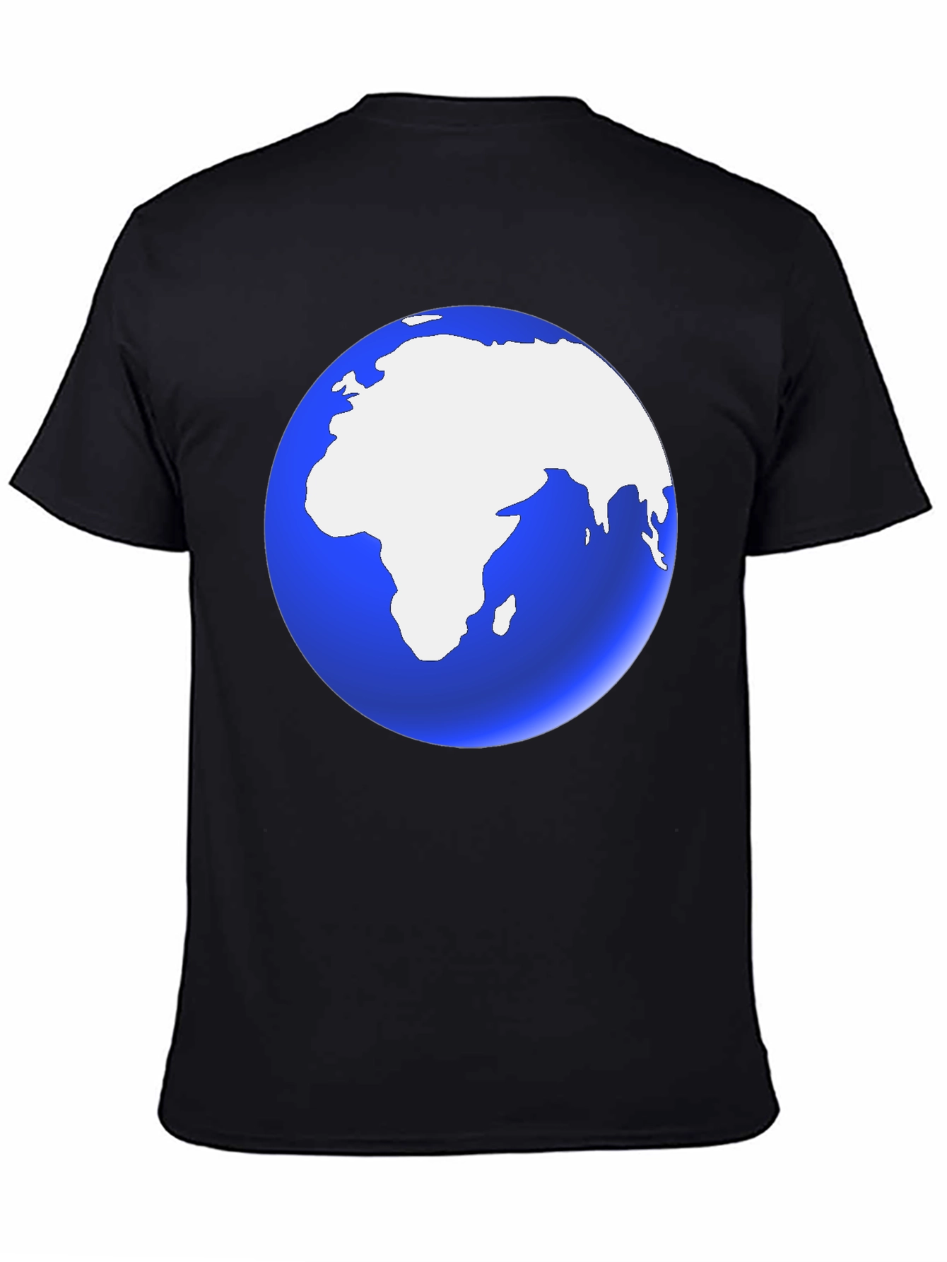 Earth Graphic Black T-Shirt | Soft Cotton Blend
