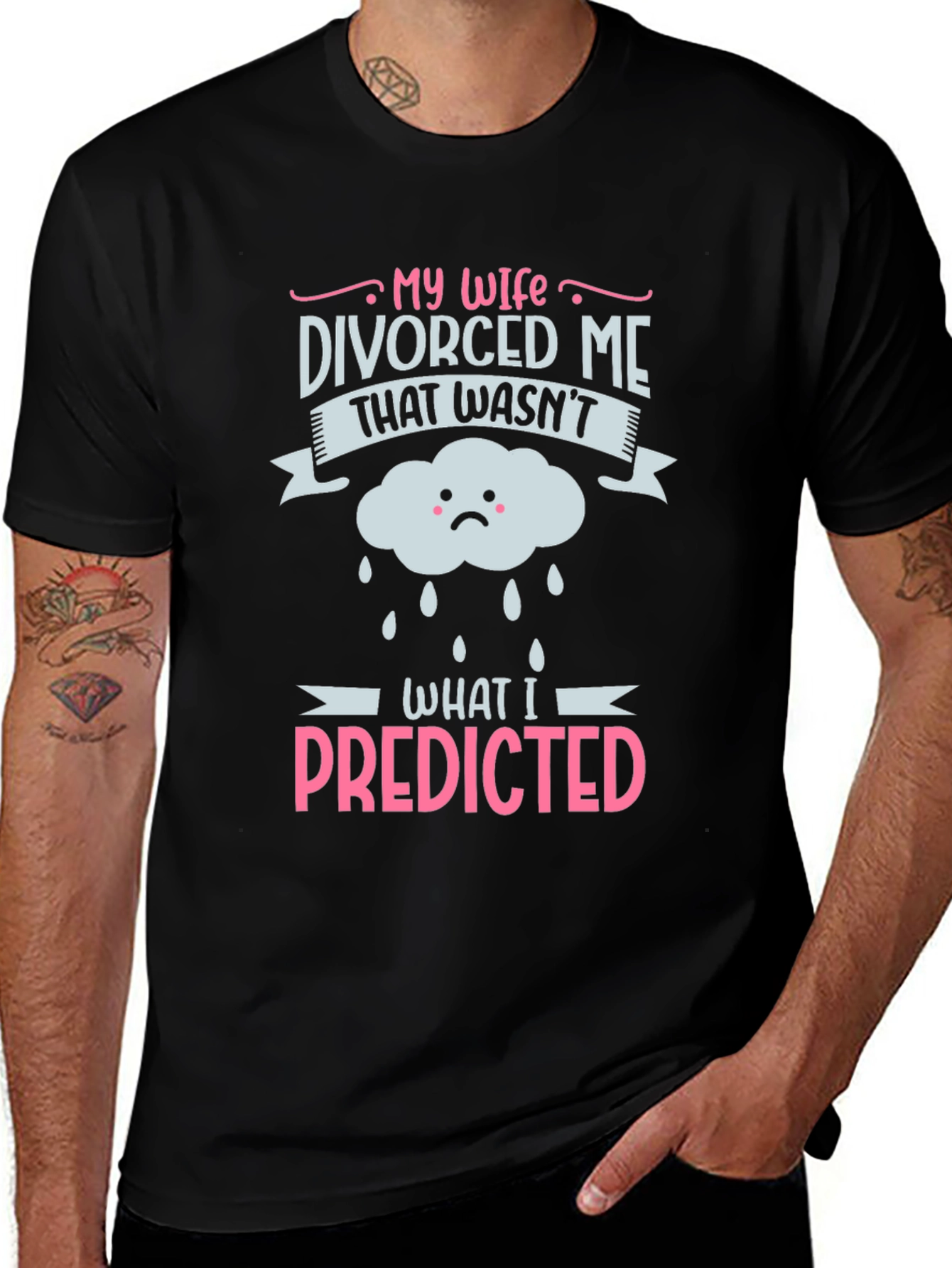 Divorced Me Funny Graphic T-Shirt
