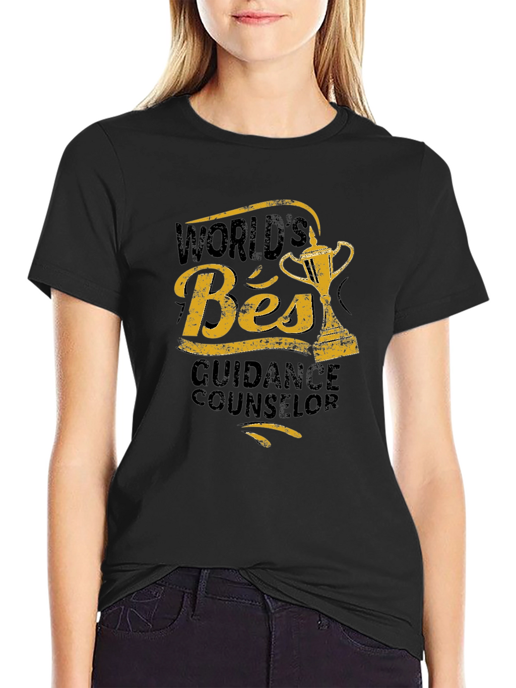 Worlds Best Guidance Counselor Black T-Shirt
