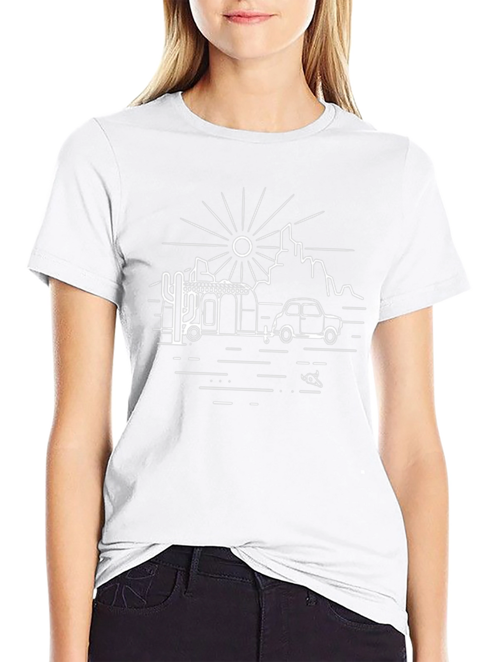 Retro Desert Road Trip Graphic Tee