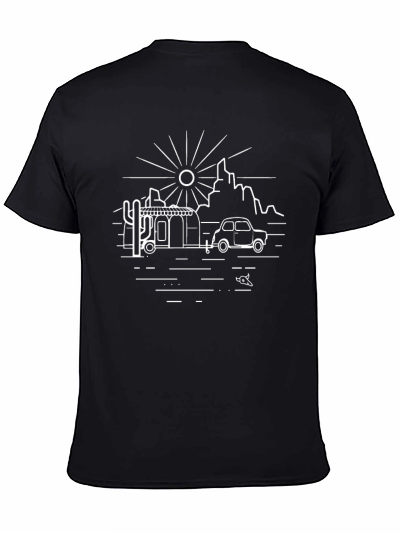 Retro Desert Road Trip Graphic Tee