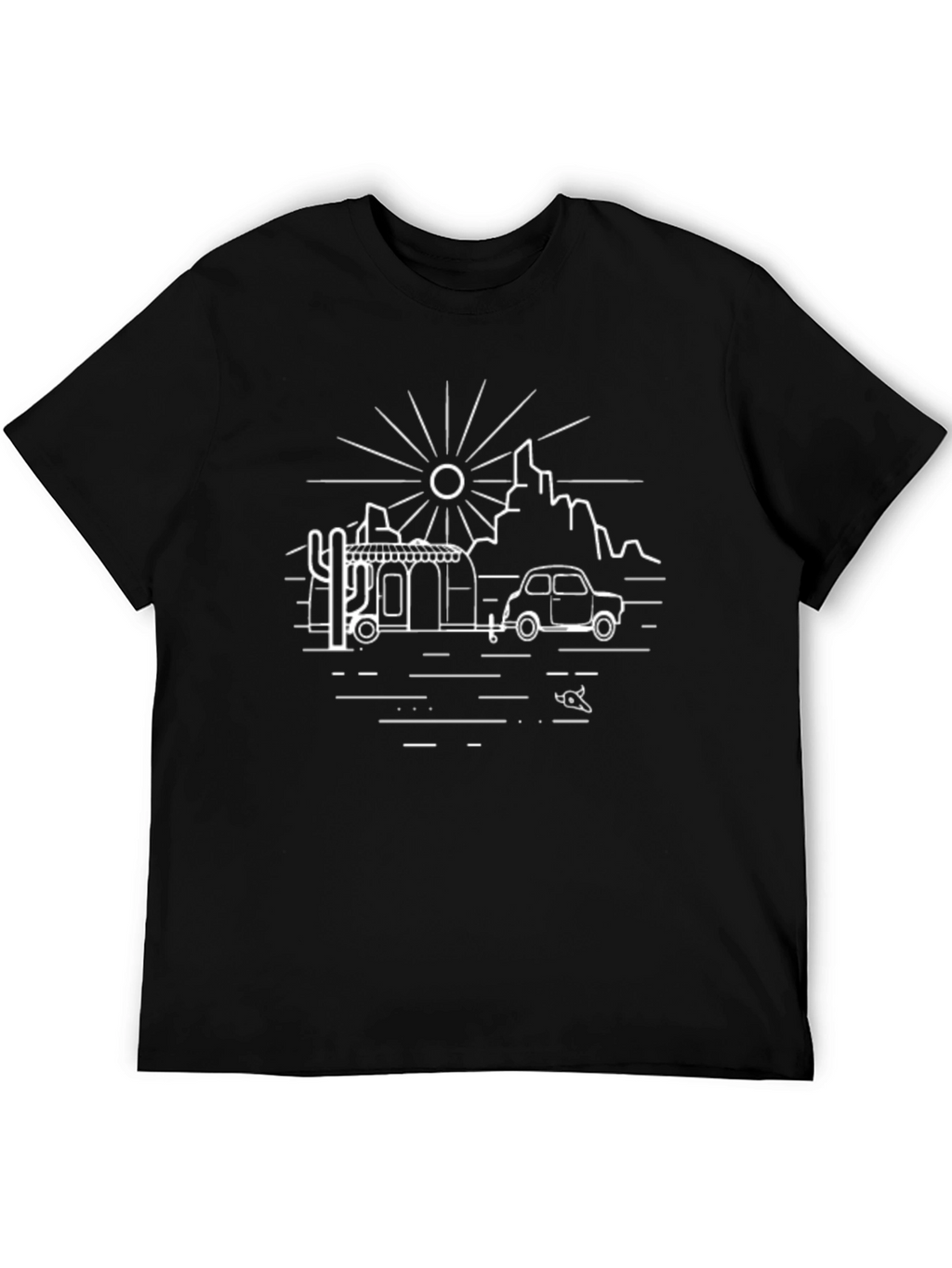 Retro Desert Road Trip Graphic Tee