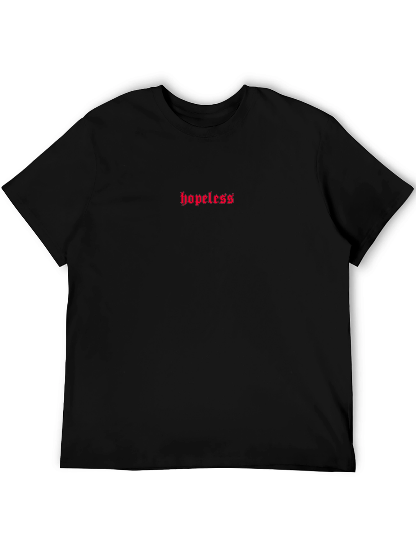 Hopeless Graphic Tee - Black Casual T-Shirt