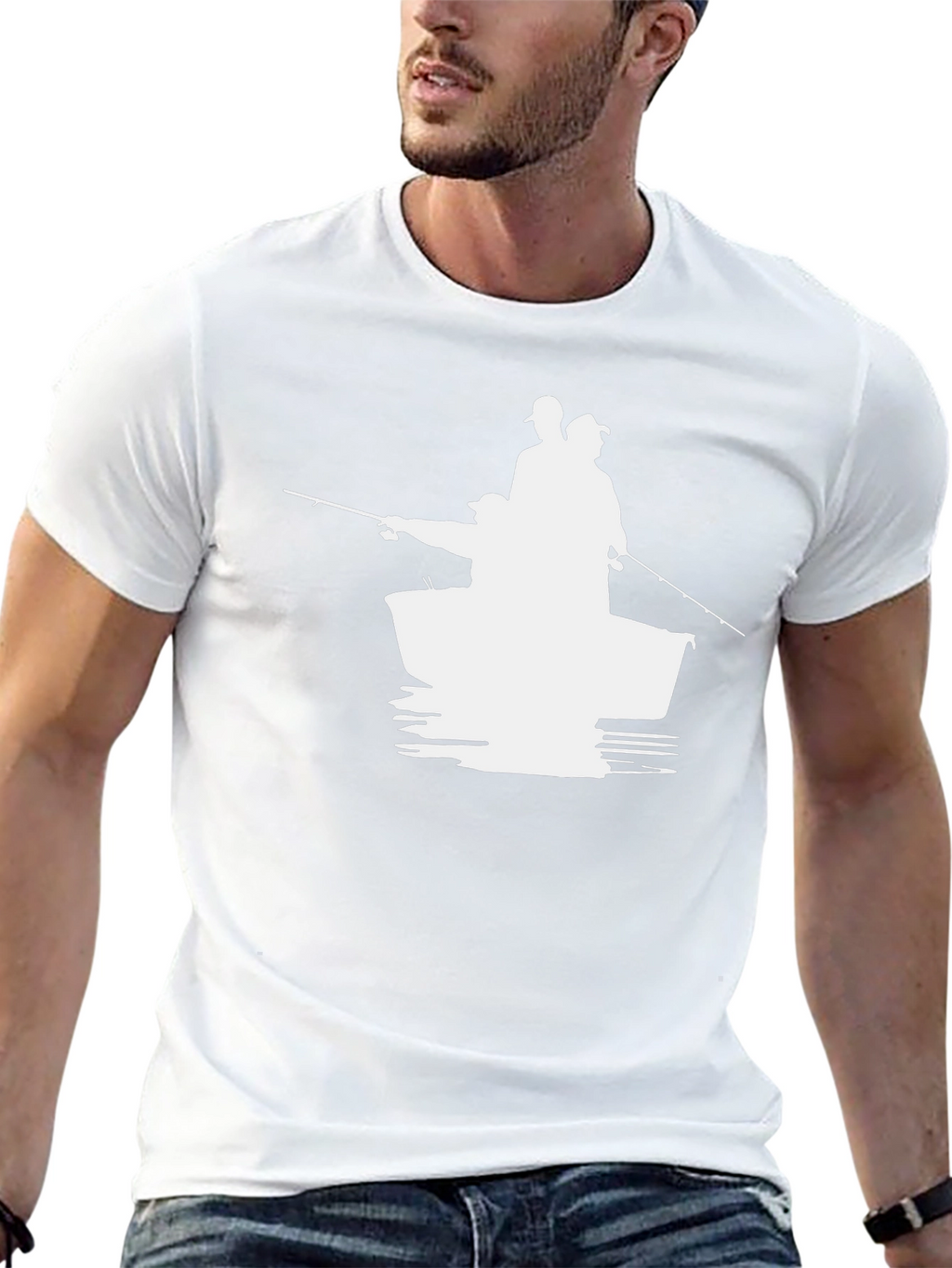 Fishing Boat Graphic Tee - Anglers T-Shirt