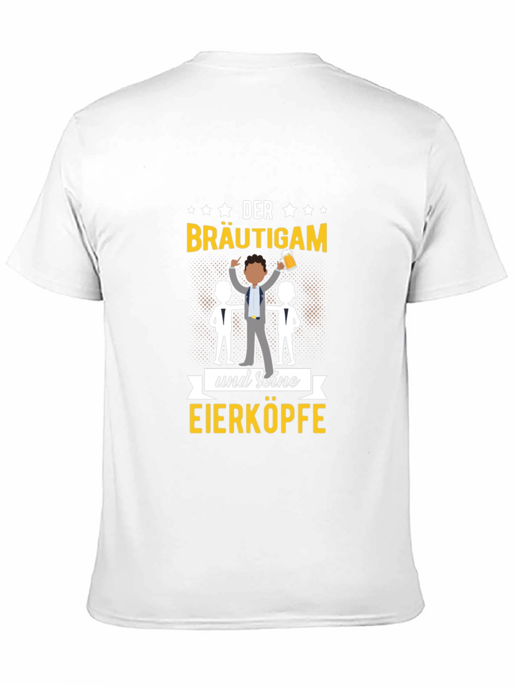 Funny Groom & Crew Graphic T-Shirt - Black