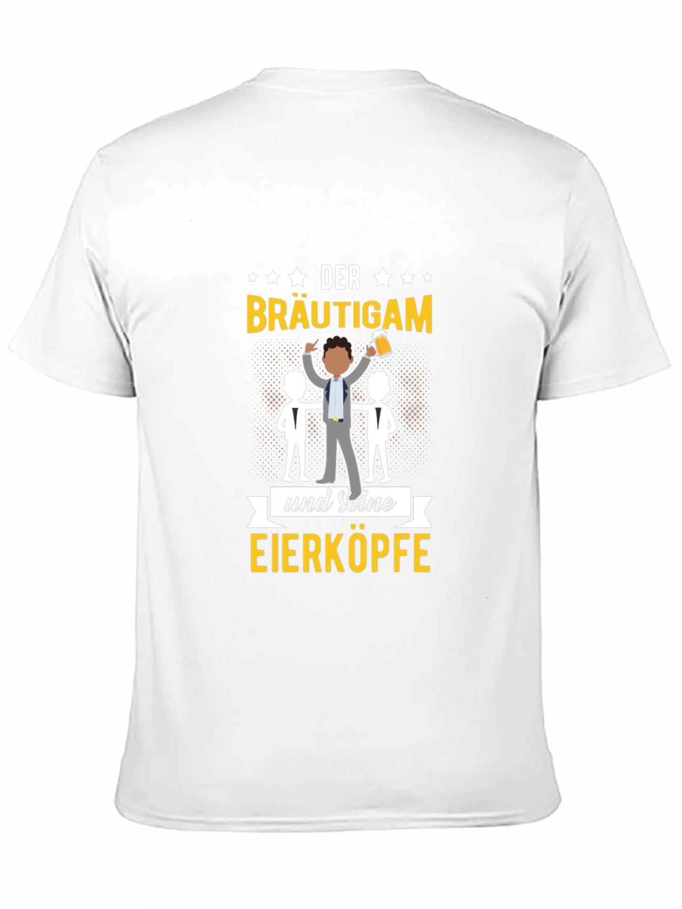 Funny Groom & Crew Graphic T-Shirt - Black