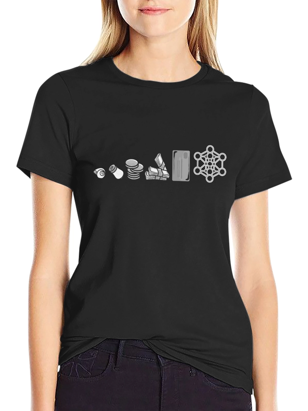 Eye to Flower of Life Graphic T-Shirt