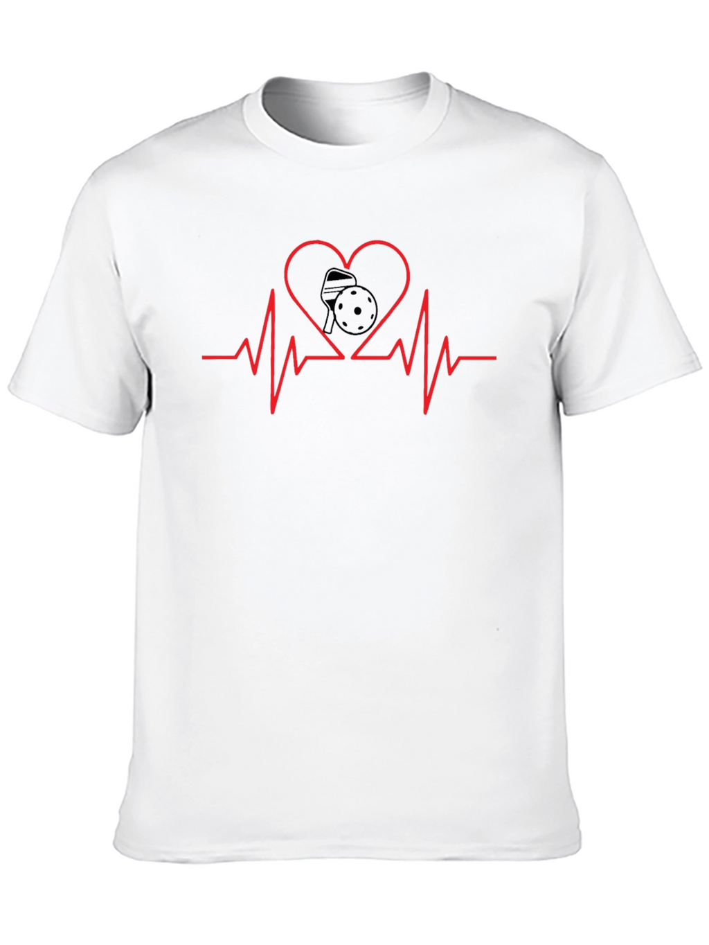 Pickleball Heartbeat Graphic Tee