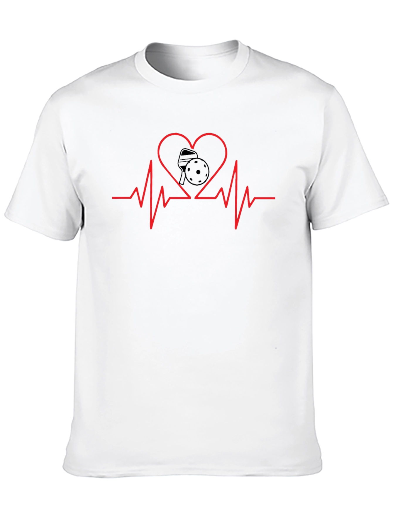 Pickleball Heartbeat Graphic Tee