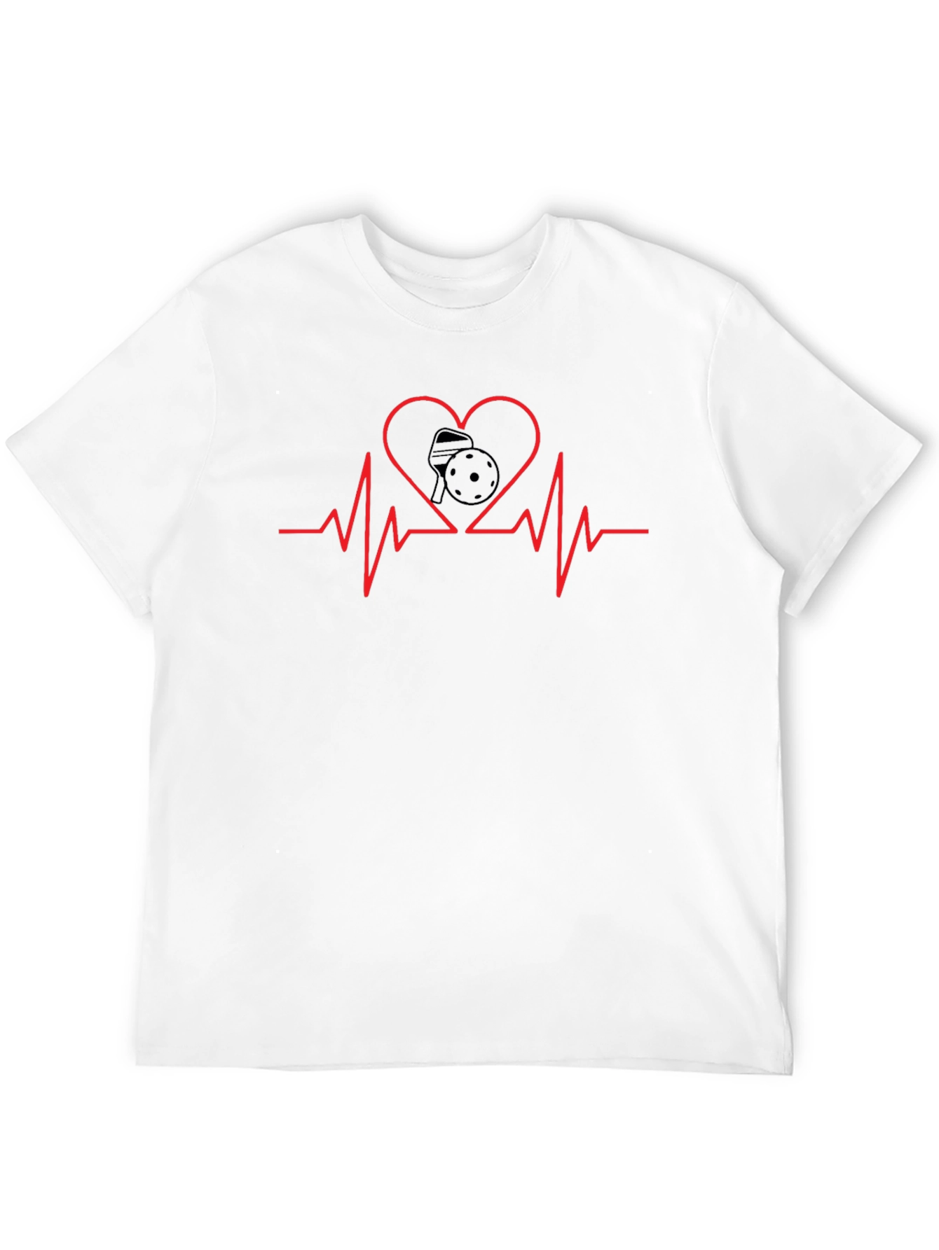Pickleball Heartbeat Graphic Tee