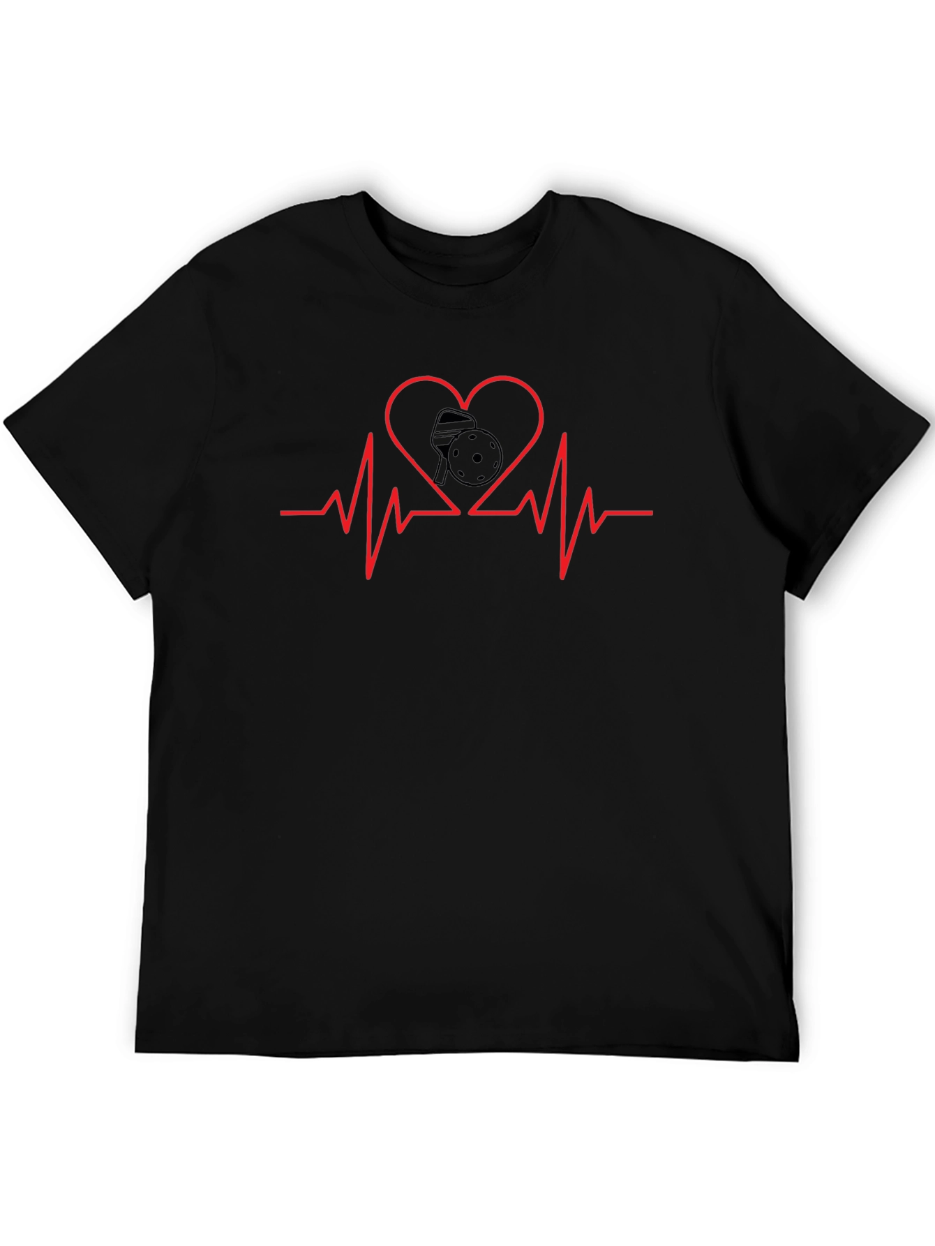 Pickleball Heartbeat Graphic Tee