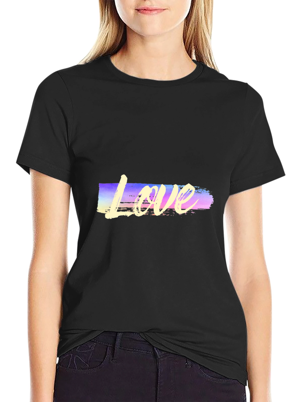 Love Graphic Black T-Shirt