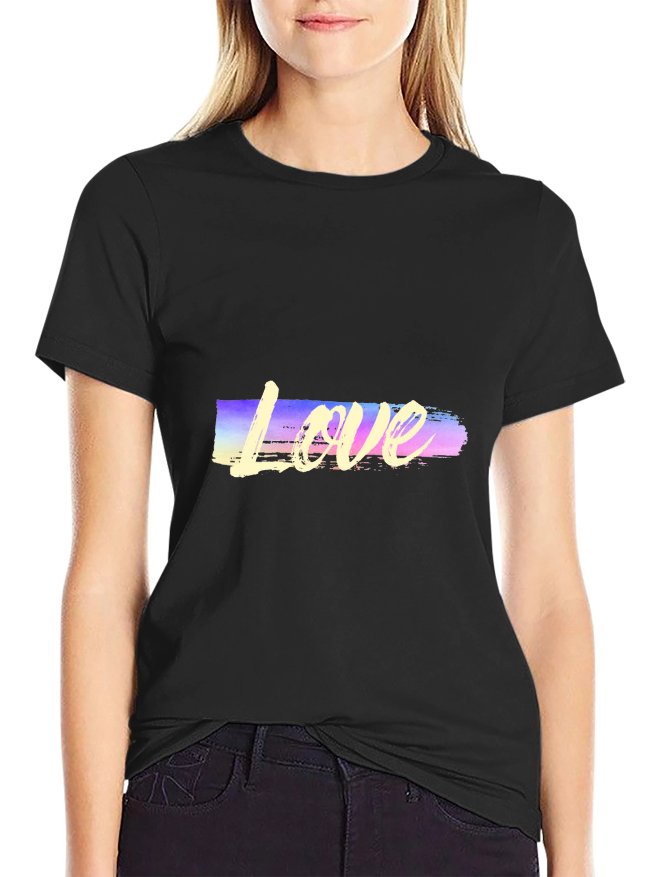 Love Graphic Black T-Shirt