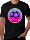 Retro Soccer Ball Graphic Tee