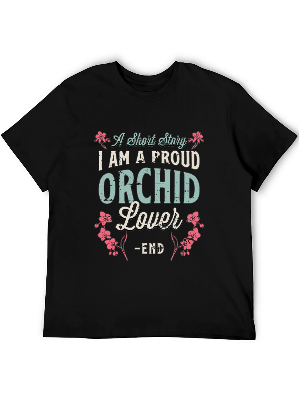 Proud Orchid Lover T-Shirt - Floral Design