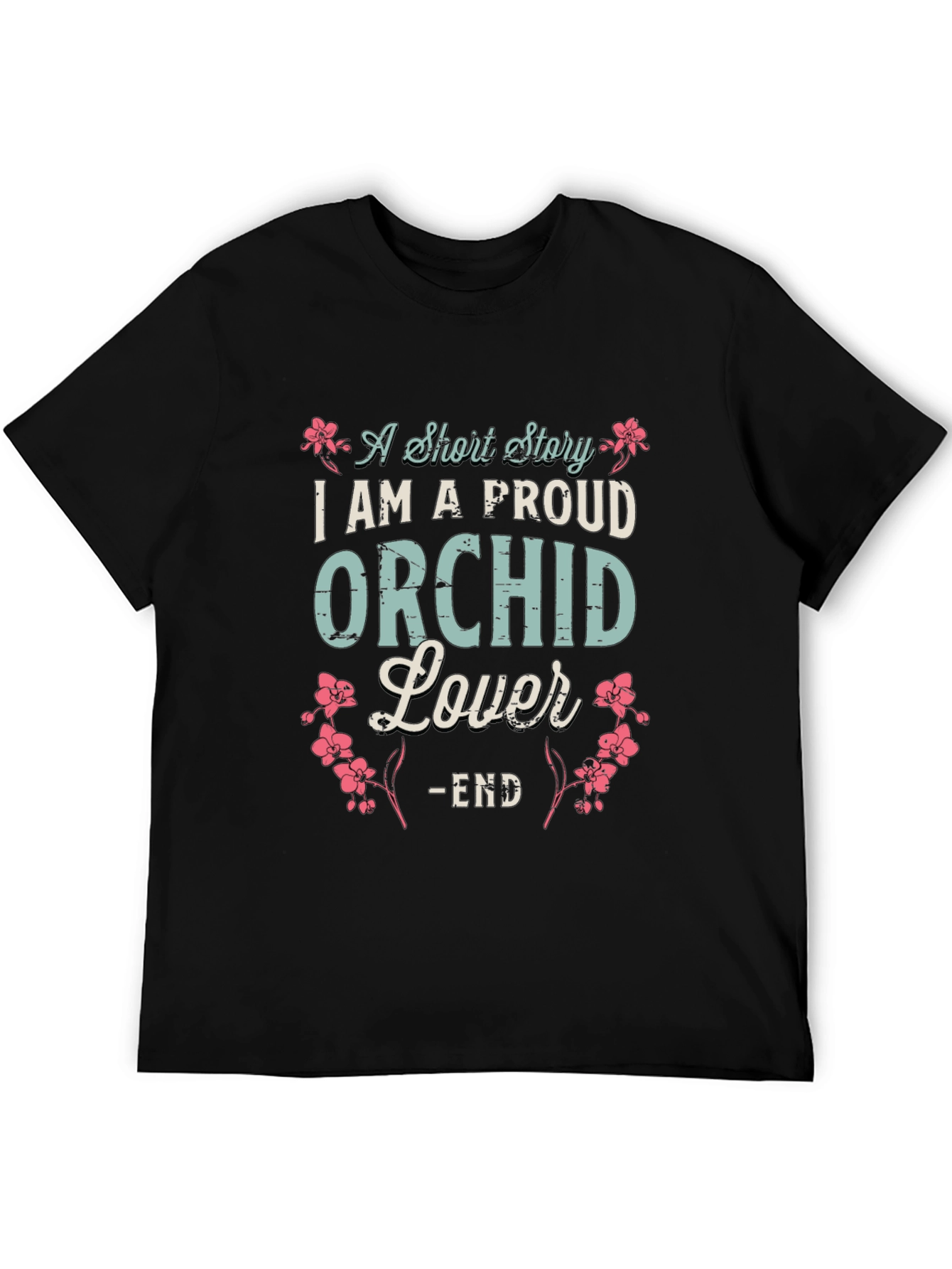 Proud Orchid Lover T-Shirt - Floral Design