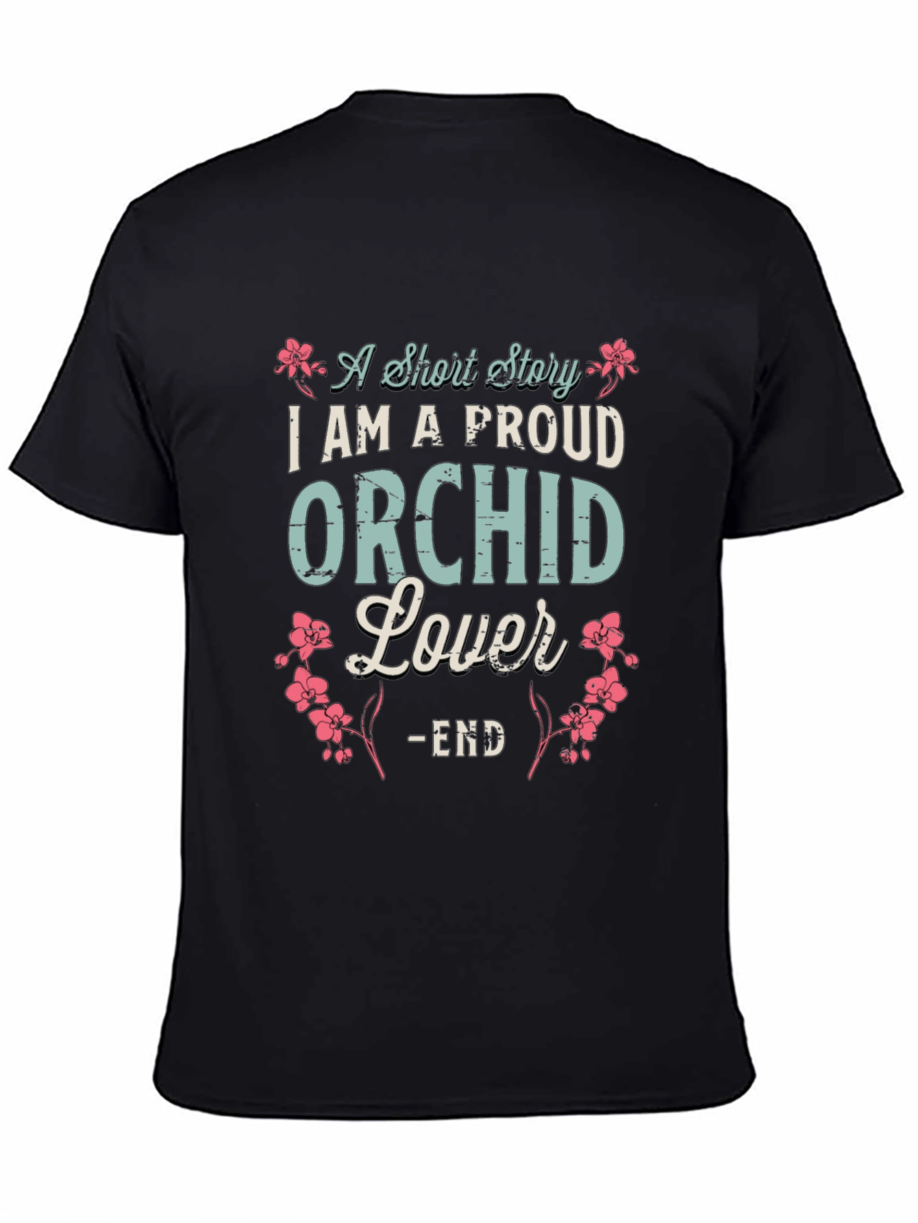 Proud Orchid Lover T-Shirt - Floral Design
