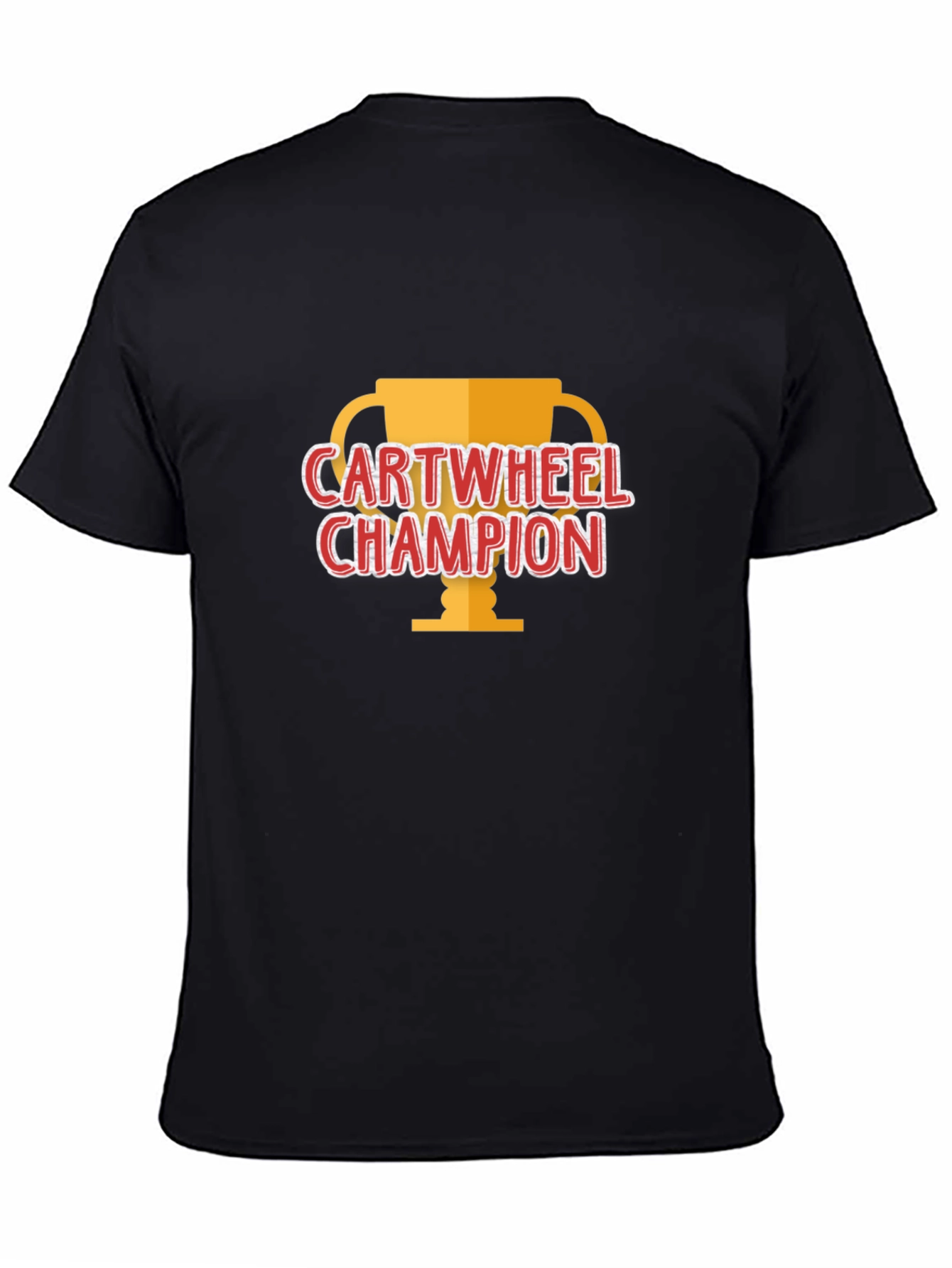 Cartwheel Champion Black T-Shirt