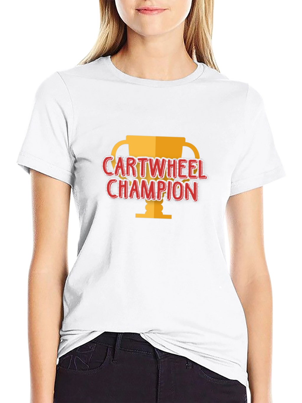 Cartwheel Champion Black T-Shirt