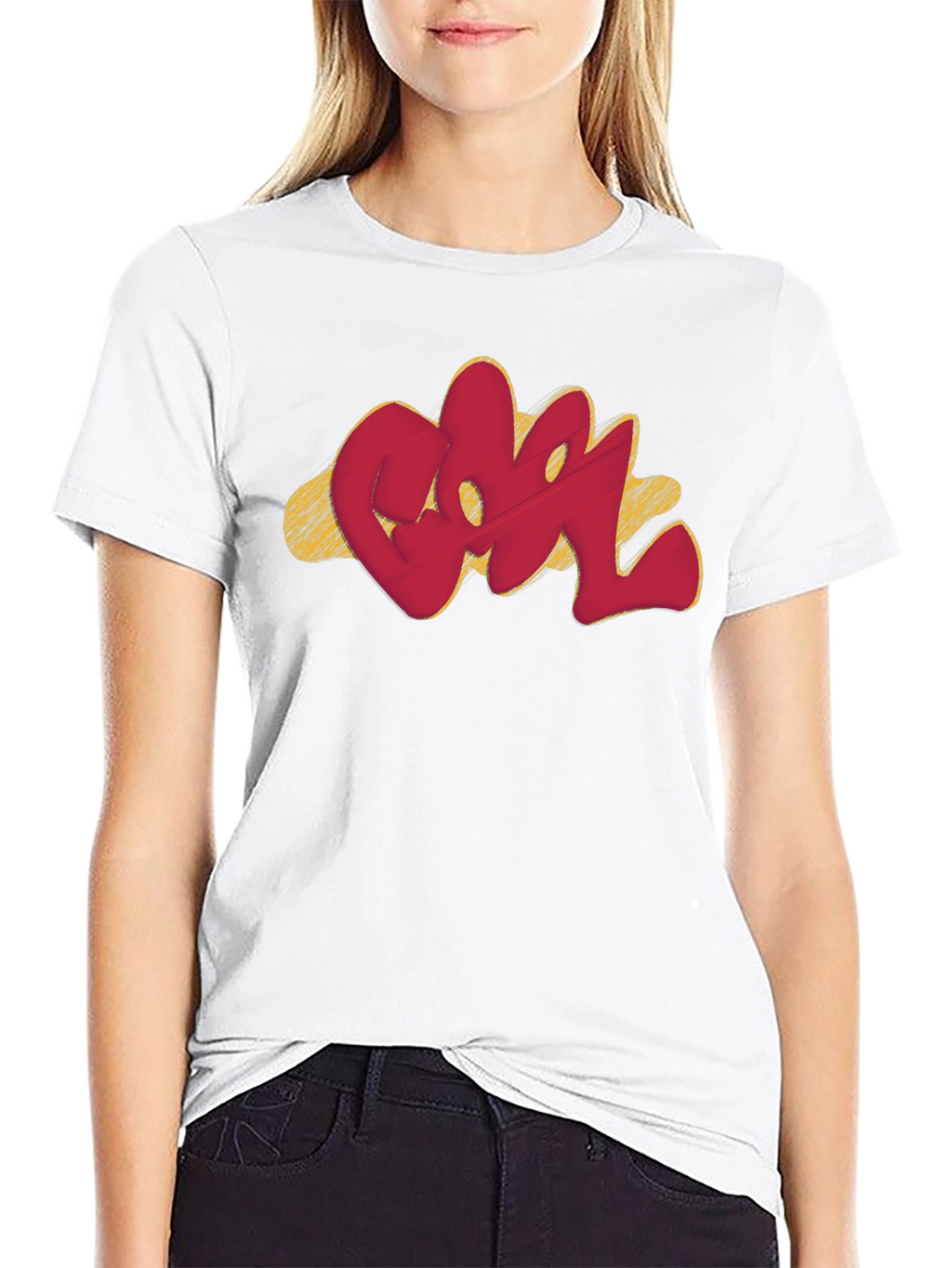 Cool Graffiti Style Graphic T-Shirt