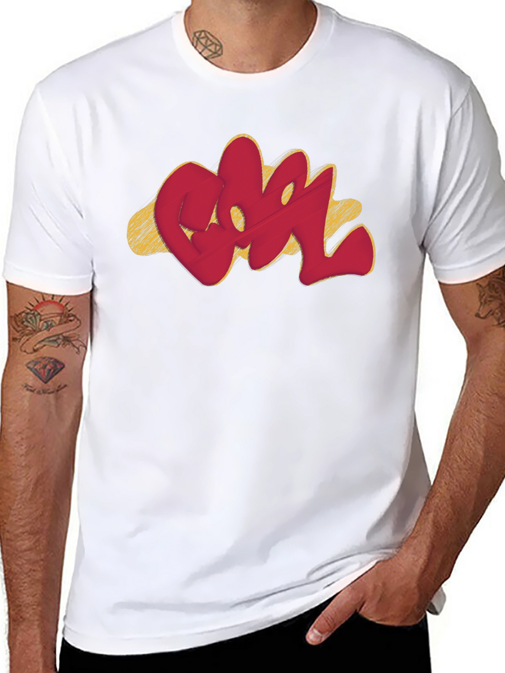 Cool Graffiti Style Graphic T-Shirt