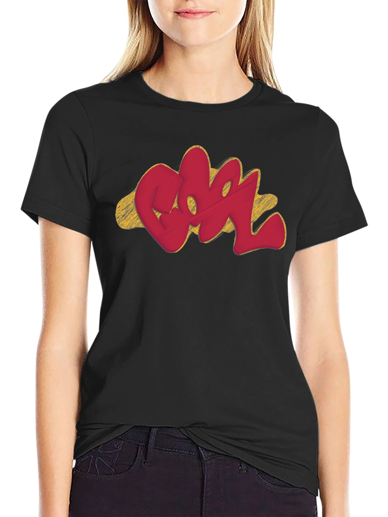 Cool Graffiti Style Graphic T-Shirt