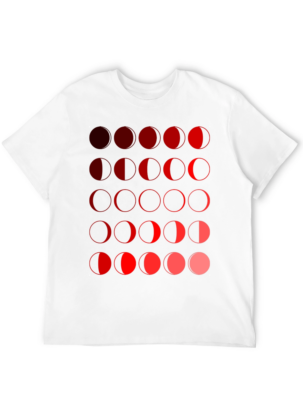 Moon Phase Graphic Tee - Black Unisex T-Shirt