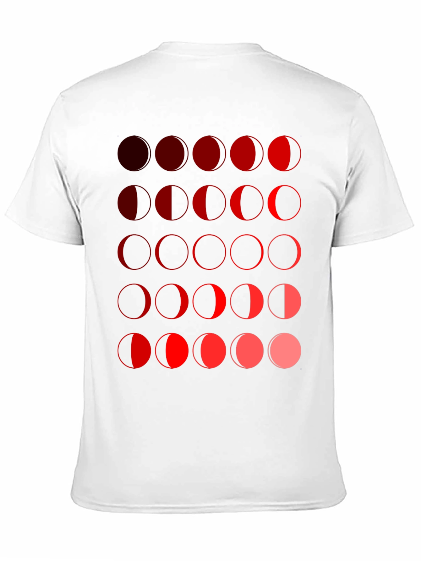 Moon Phase Graphic Tee - Black Unisex T-Shirt