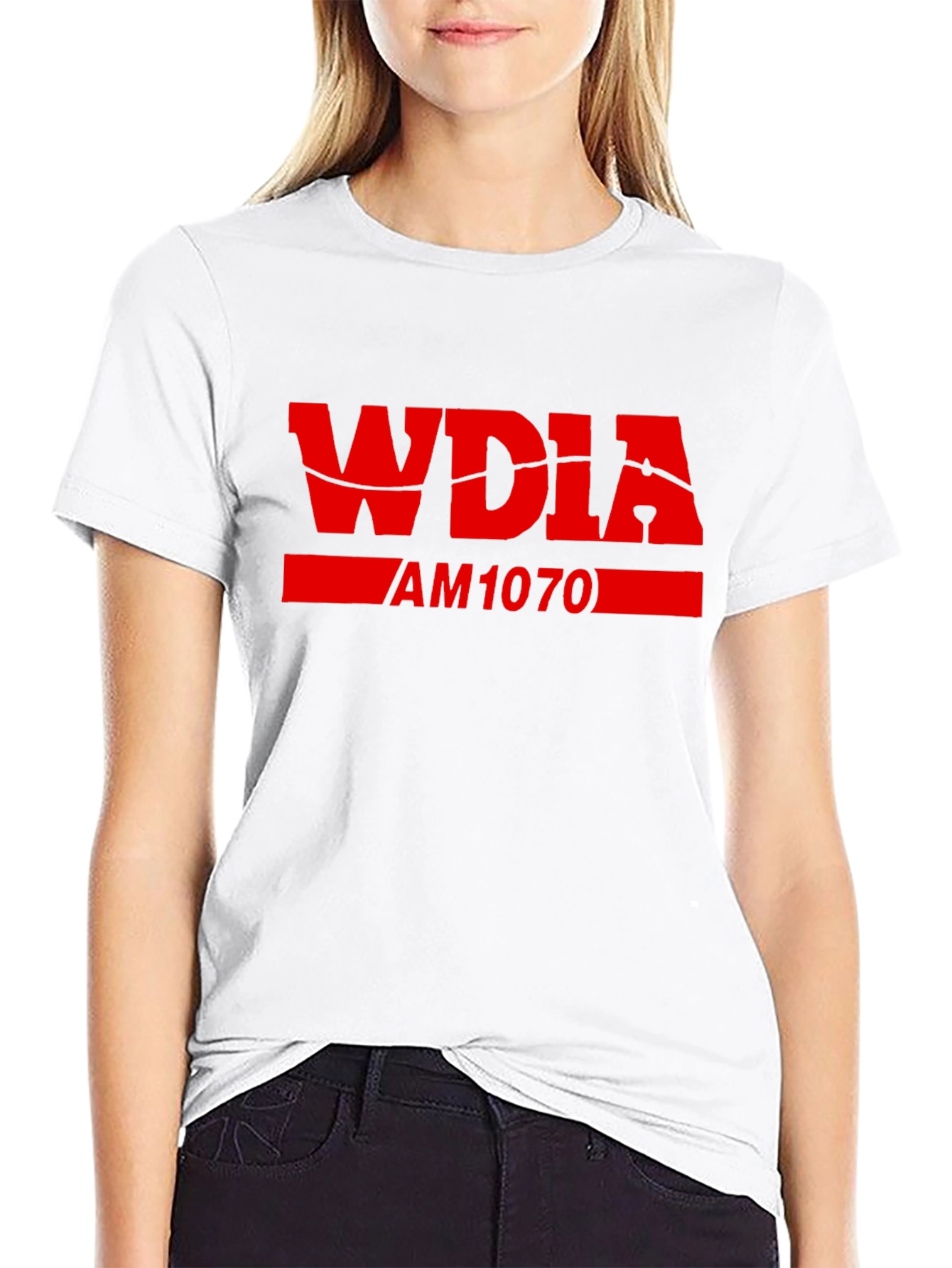 WDIA AM1070 Black T-Shirt