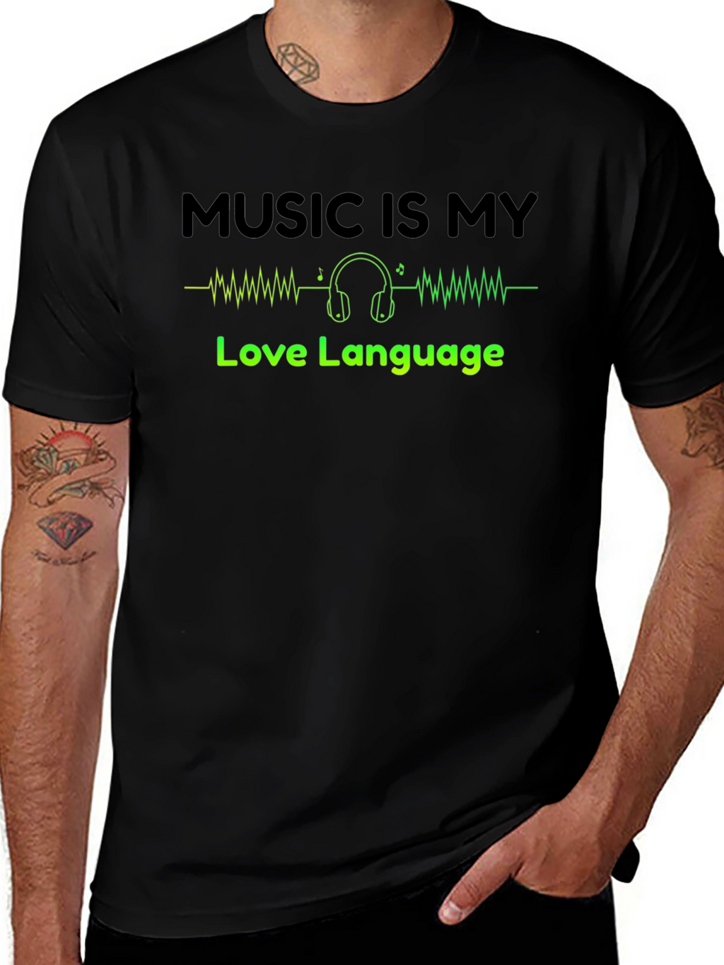 Music is My Love Language T-Shirt