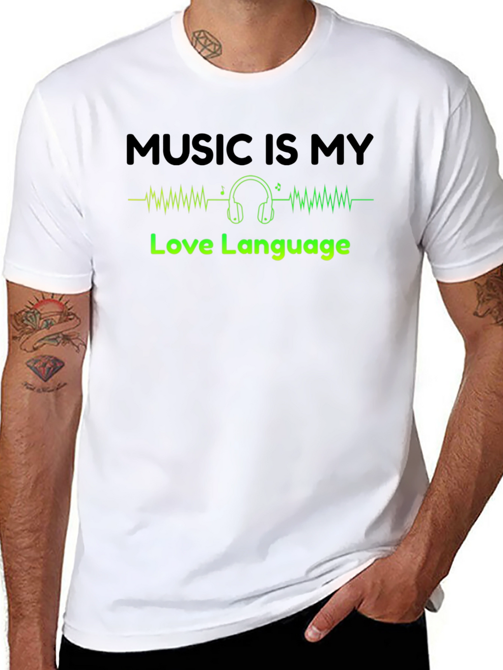 Music is My Love Language T-Shirt