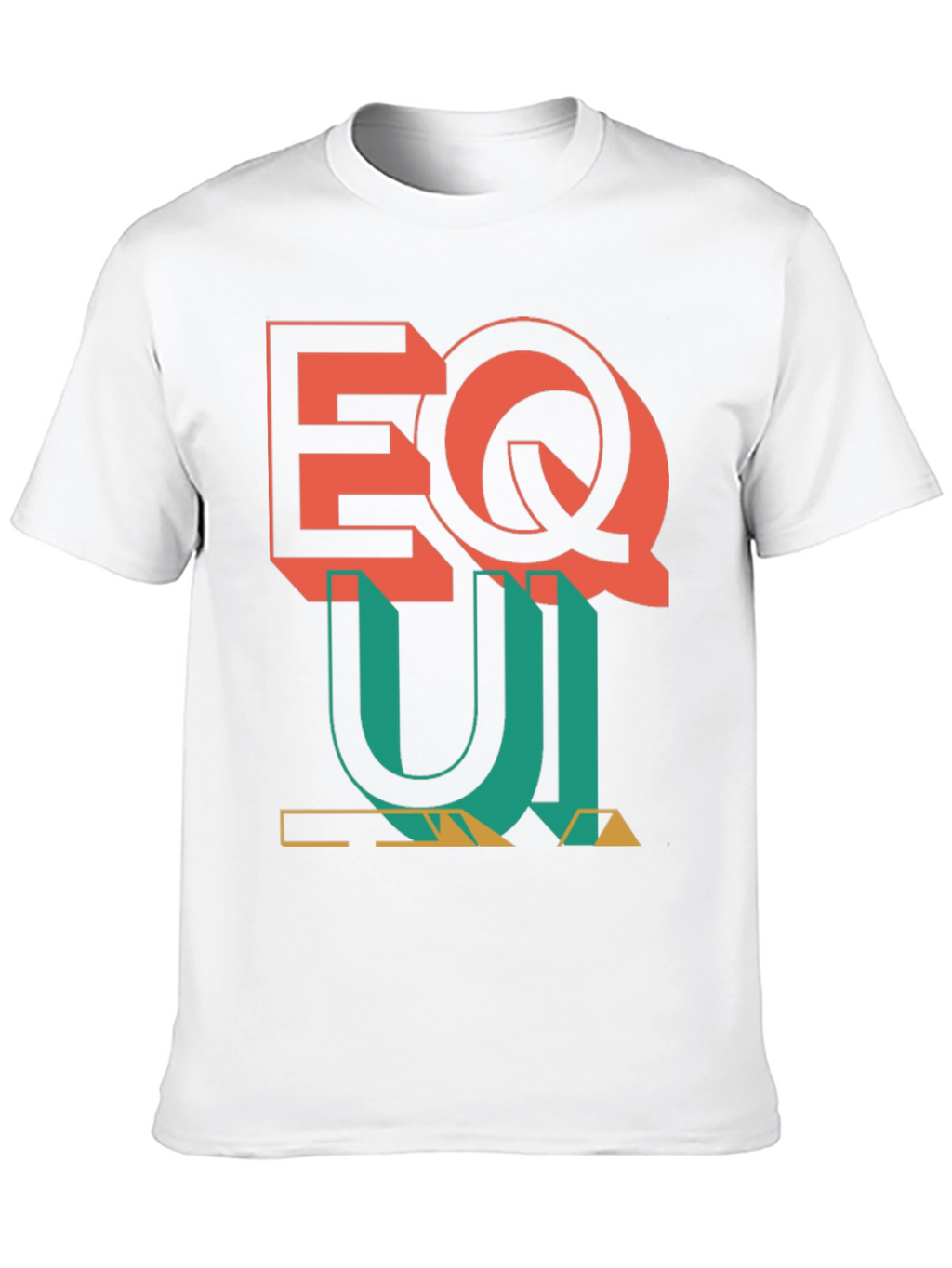 Geometric Graphic Print Tee - Bold EQ Design
