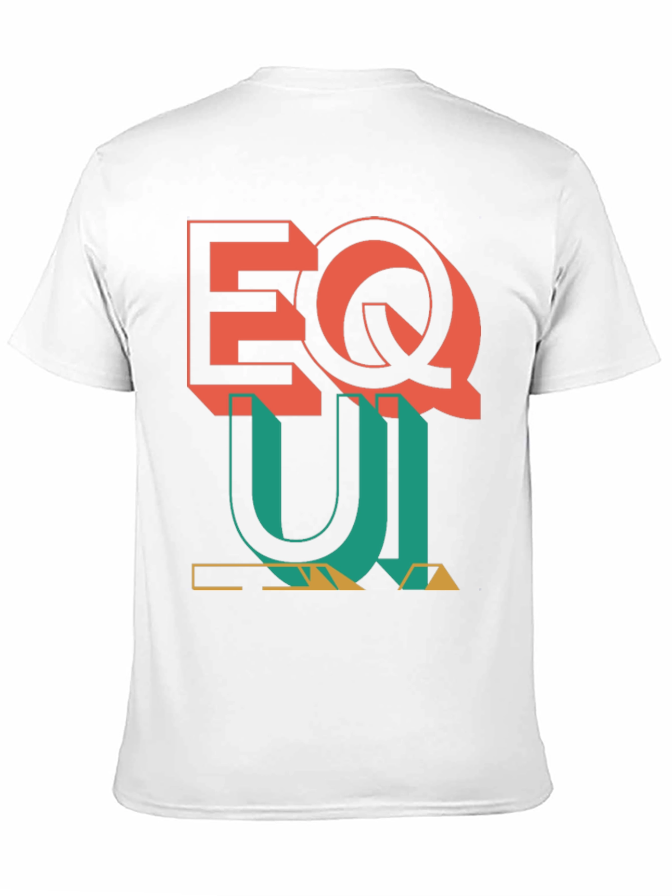 Geometric Graphic Print Tee - Bold EQ Design