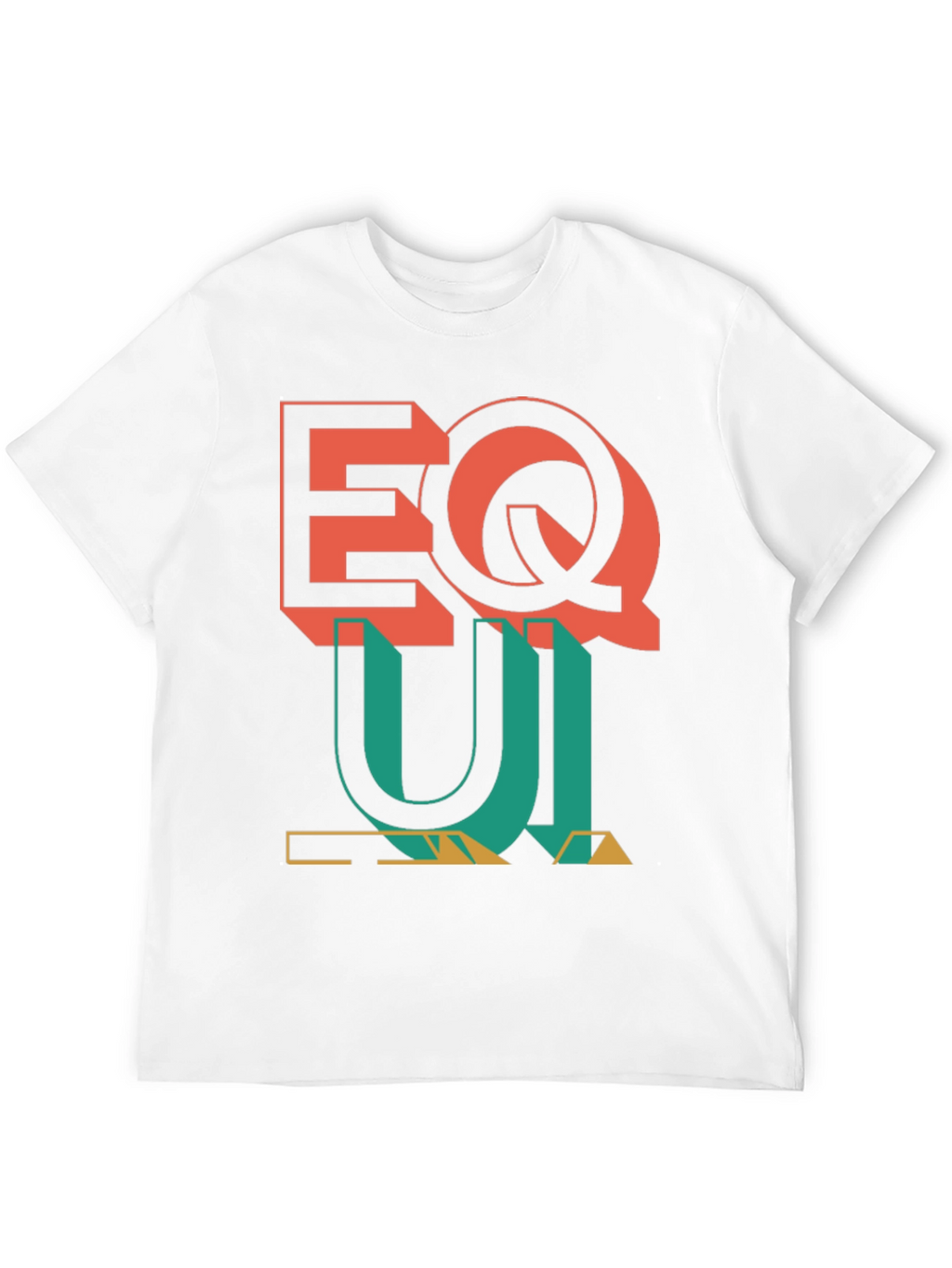 Geometric Graphic Print Tee - Bold EQ Design