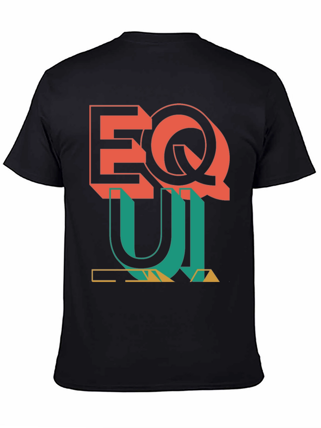 Geometric Graphic Print Tee - Bold EQ Design